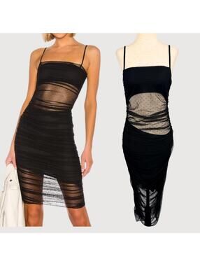 agnor midi dress Buy Original Discount H:ours Agnor Midi Dress In Black - Hourscloth.com